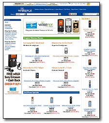 amazon wirefly and A1 vendor sites