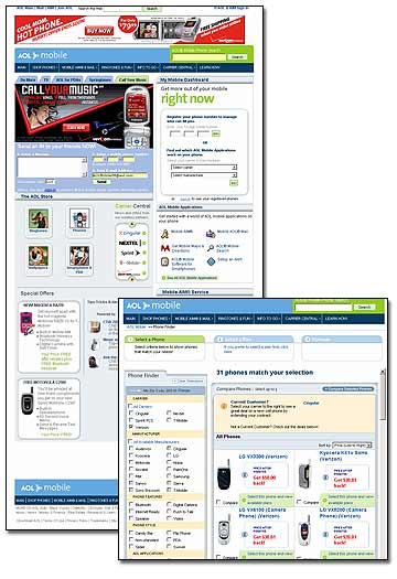 aol mobile wireless phones and plans platform, holly rawson