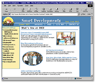 MD Department of Housing Online Newsletter